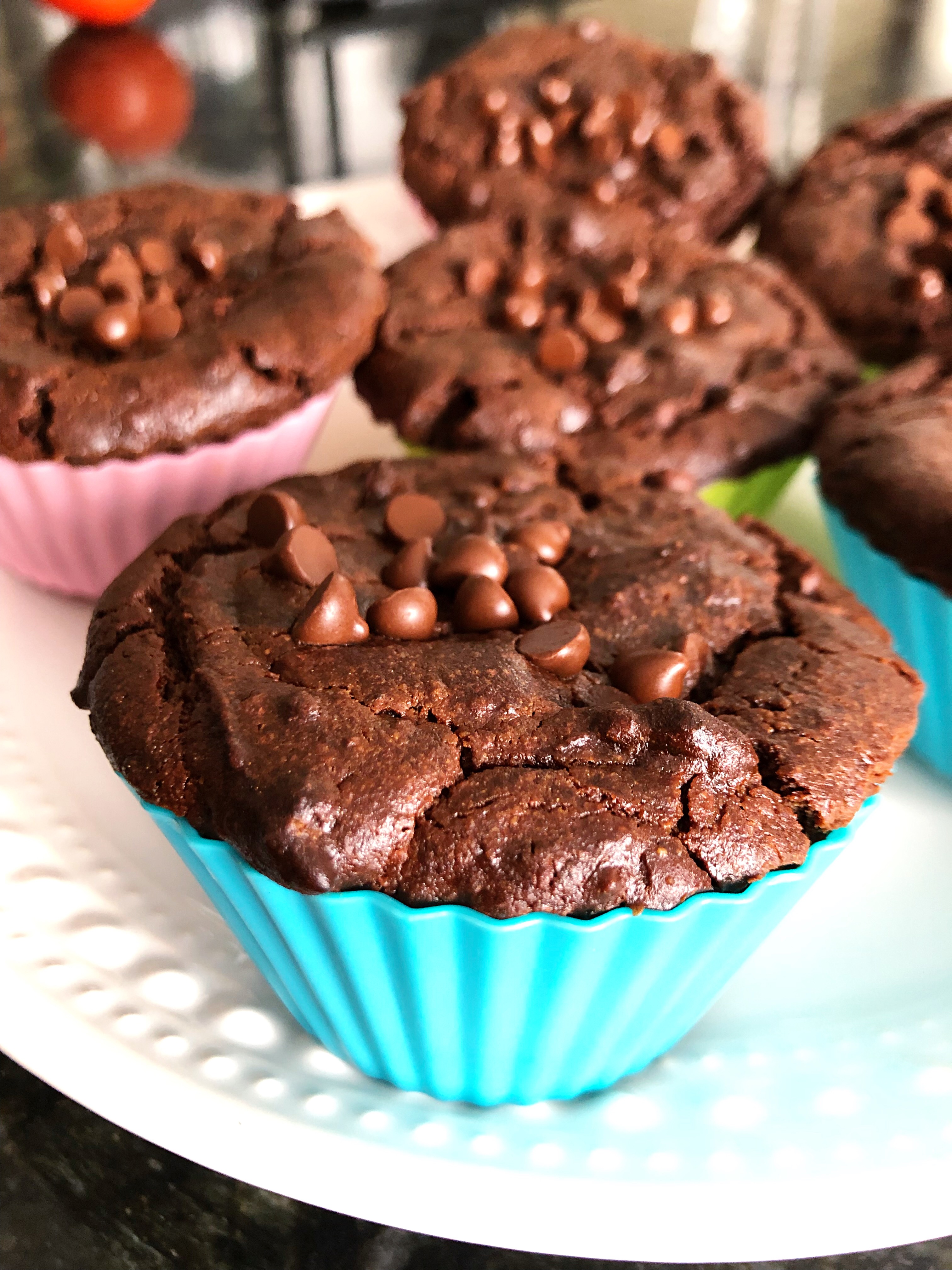 vegan paleo chocolate chip muffins