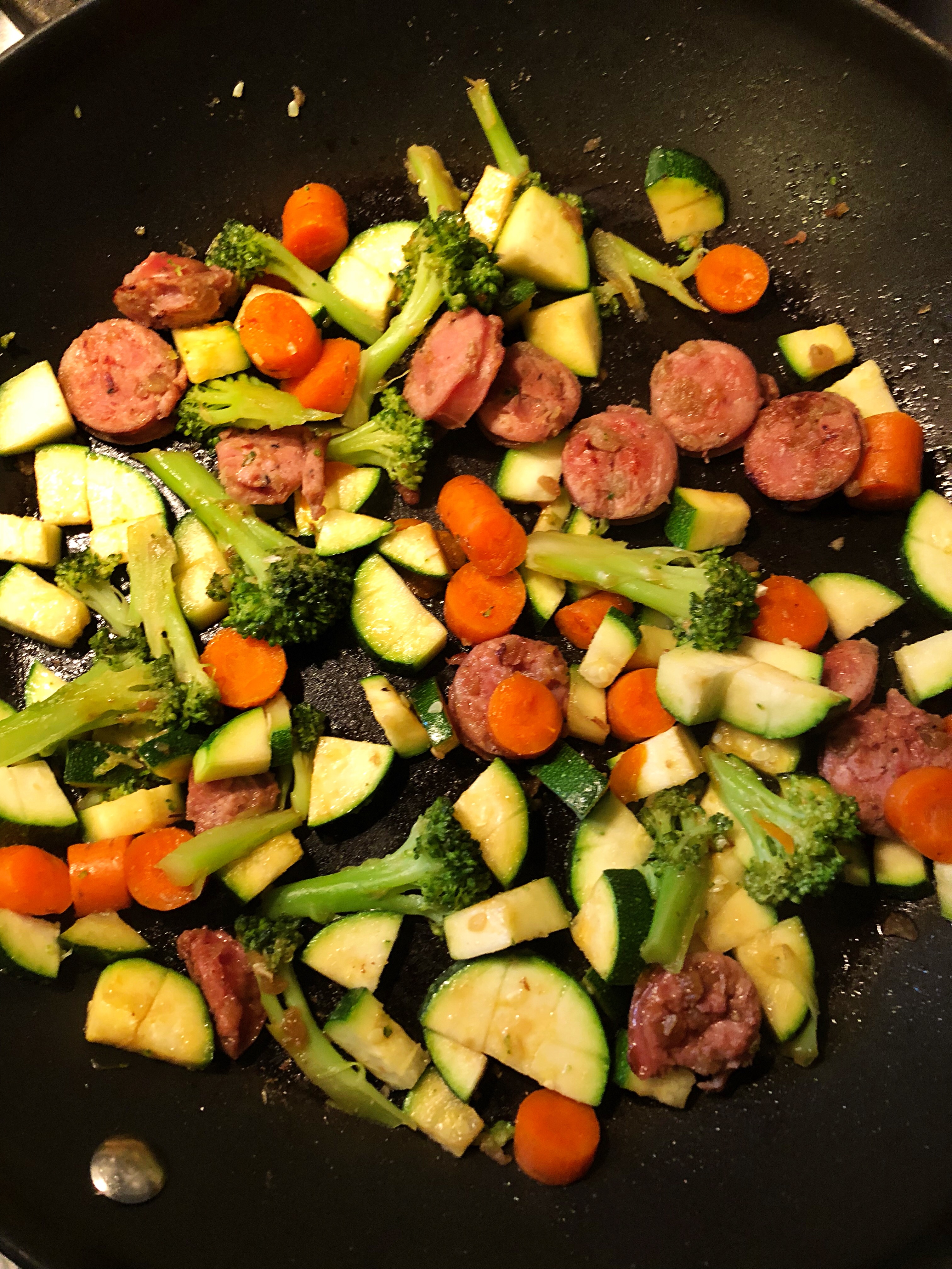 AIP Sausage & Vegetable Stir-fry